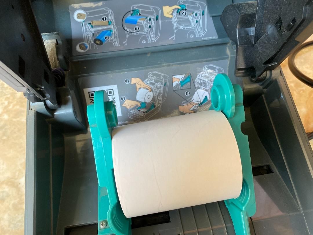 thermal printer zebra gt820 printer label mulus normal, Elektronik