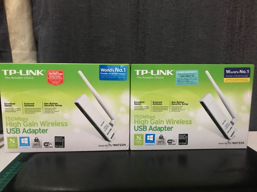 TP-LINK TL-WN722N Wifi USB Adapter, Computers & Tech, Parts ...