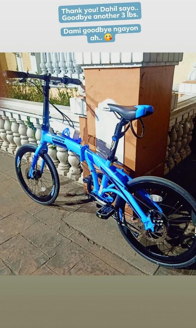 trinx dolphin 3.0 folding bike