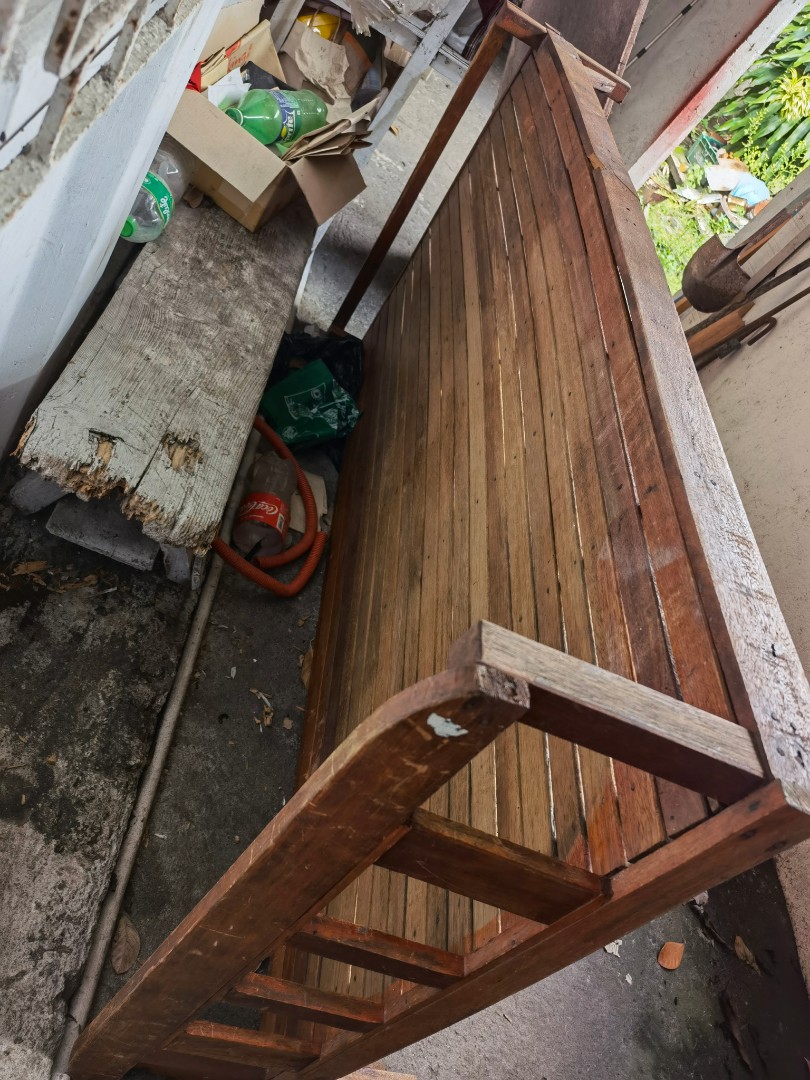 Used bed frame single size, Furniture & Home Living, Furniture, Bed