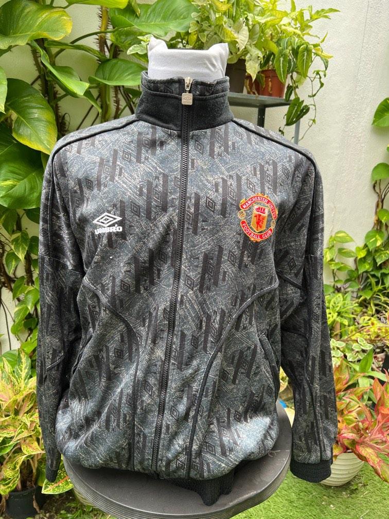 Vintage 90 s Man utd anthem jacket Men s Fashion Coats Jackets