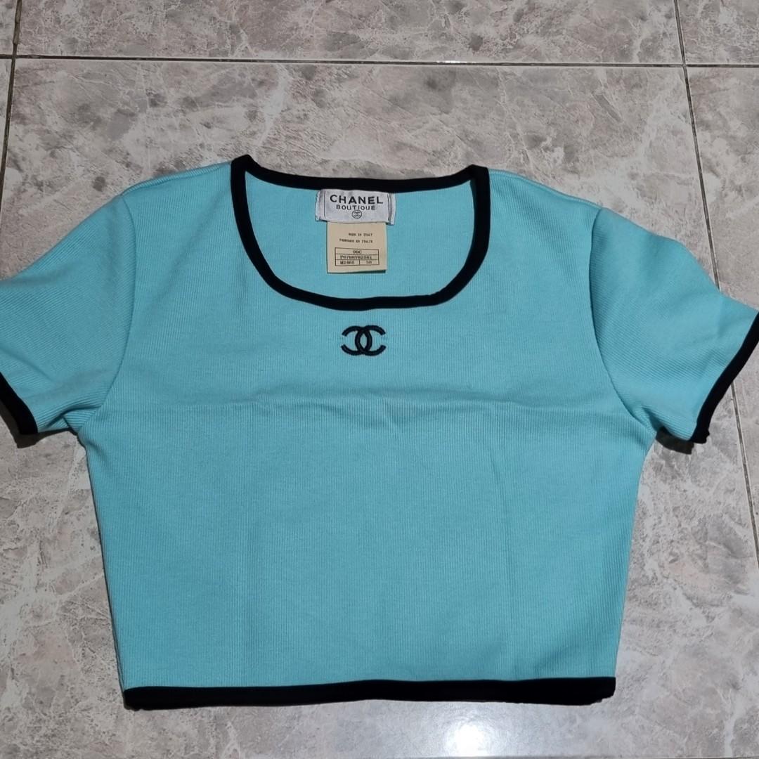 Vintage chanel top Women s Fashion Tops Shirts on Carousell