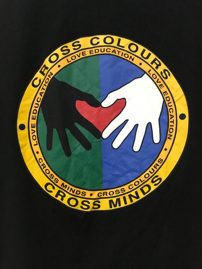 Vintage Cross Colours hip hop streetwear, Men's Fashion, Tops & Sets