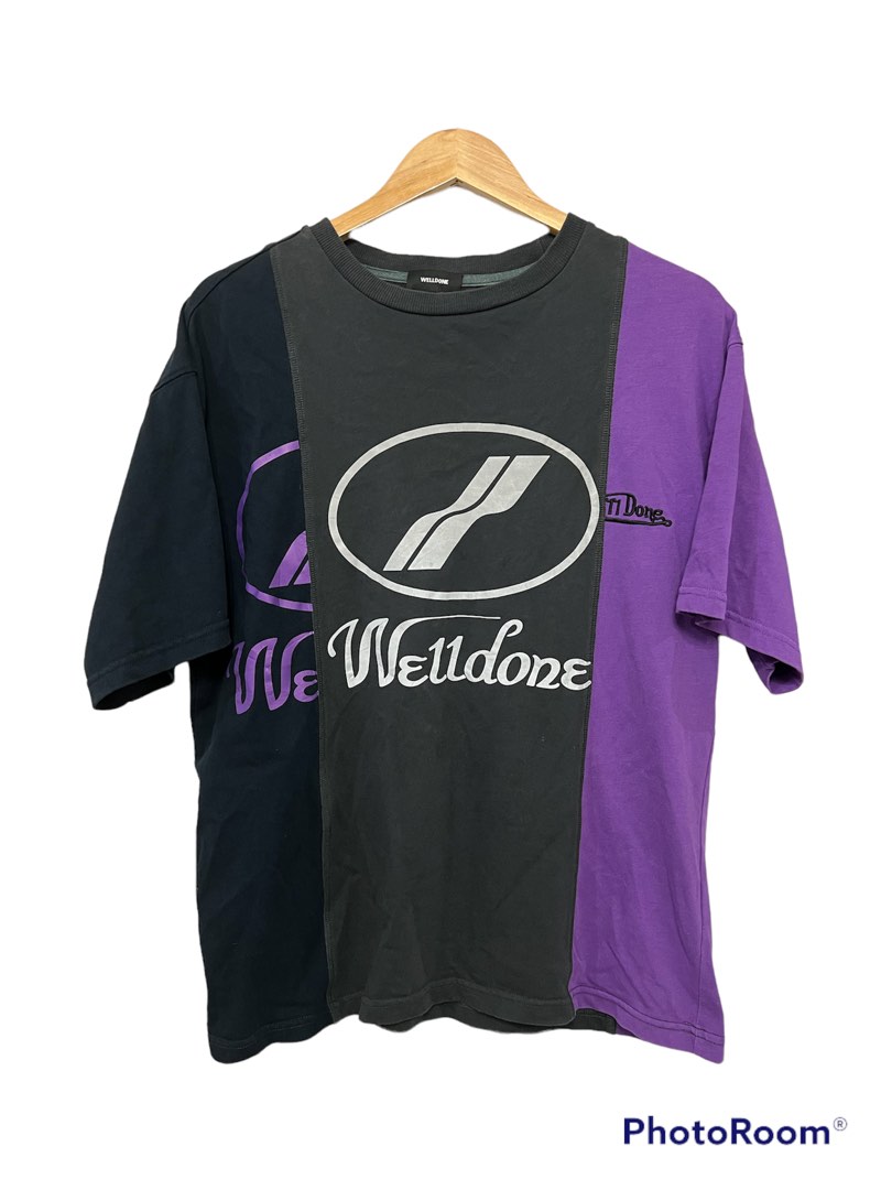 Welldone We11done split tee, Men's Fashion, Tops & Sets, Tshirts & Polo ...