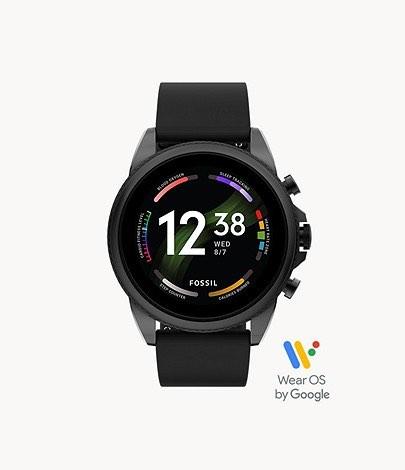 STAR BUY BNIB Fossil Gen 6 Smartwatch Black Silicone 44mm FTW4061 Mobile Phones Gadgets Wearables Smart Watches on Carousell