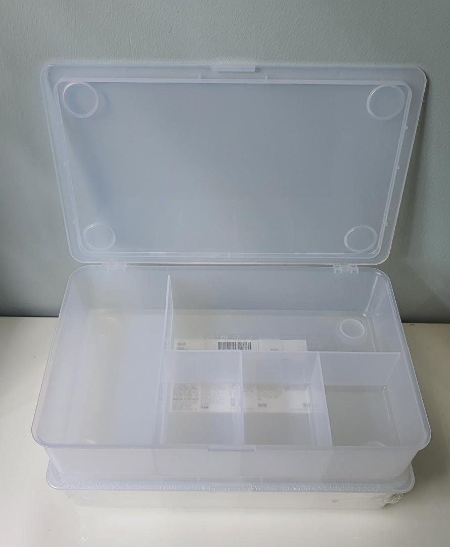 2x IKEA GLIS Storage Box (802.831.04), Furniture & Home Living, Home