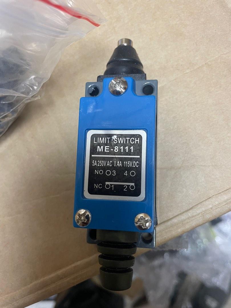 3pcs ME8111 Limit Switch Rotary Adjustable Roller Lever Arm AC 250V 5A