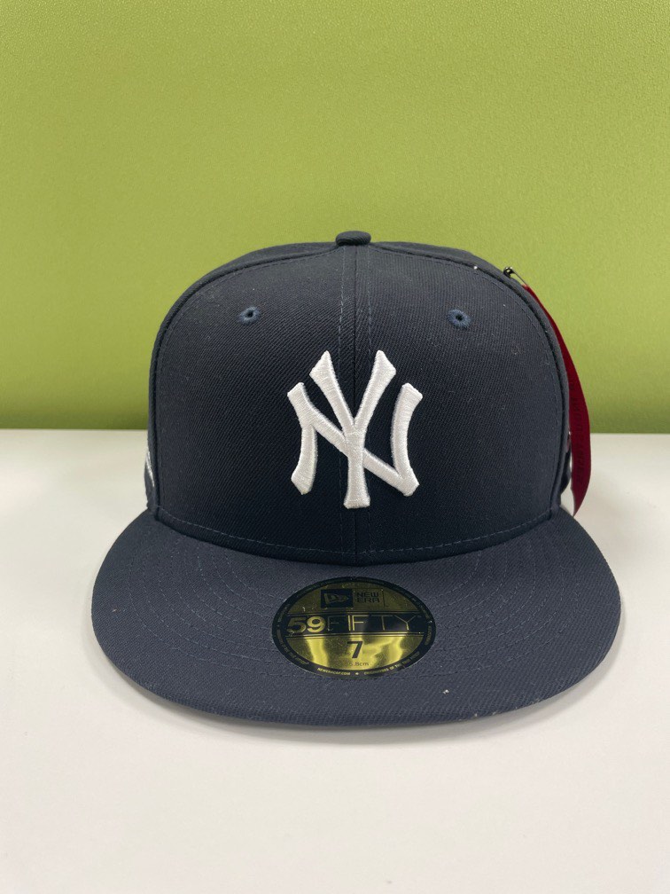 New Era New York Yankees 59FIFTY Men's Fitted Hat Grey/Navy Blue Grey/Navy Blue / 7 3/4