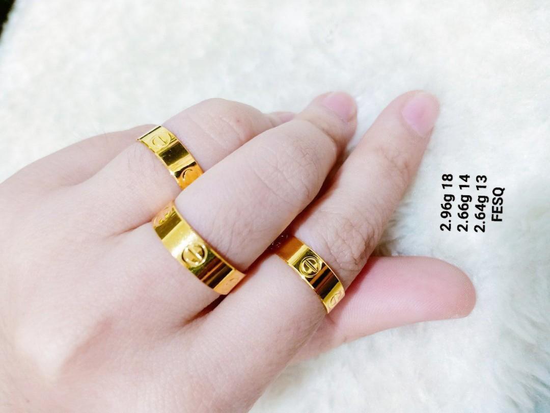916 Gold Cartier Ring Women s Fashion Jewelry Organisers