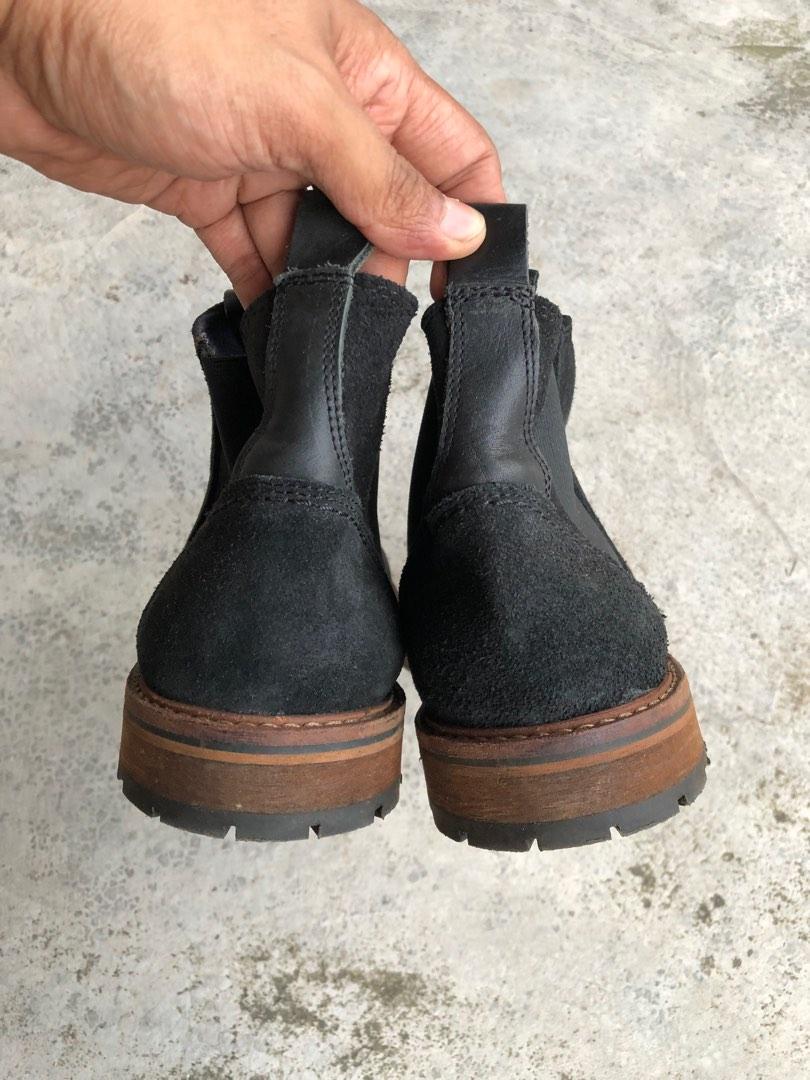Aldo black suede chelsea boots shop