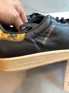 ⚠️絕版聯名款 全新品 adidas ObyO x kazuki 倉石ㄧ樹 奶油底 全真皮 豹紋 質感很棒 版偏小 us11  supreme 古著 bape clot 冠希都能搭