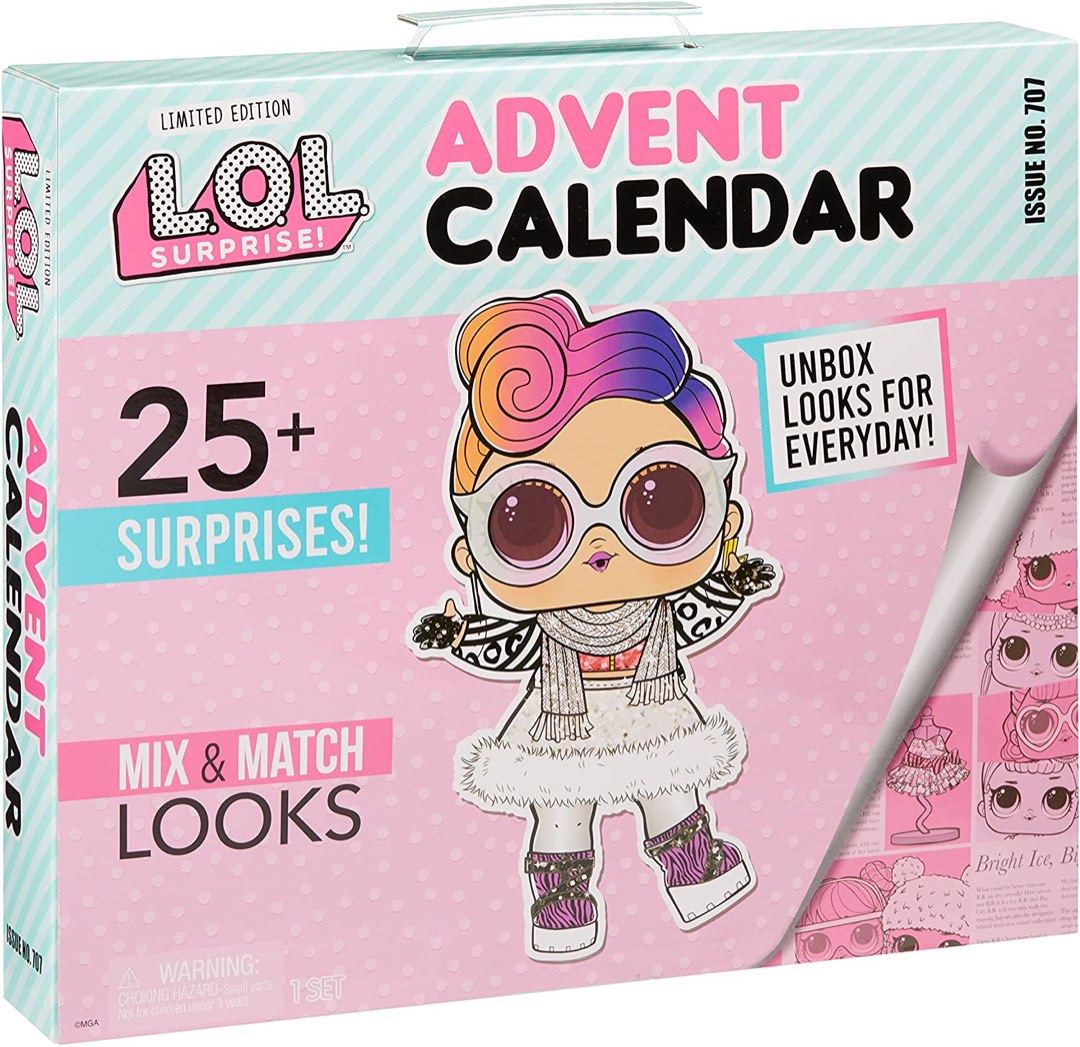 英國 L.O.L. Surprise! Advent Calendar with 25+ Surprises, 預購 Carousell