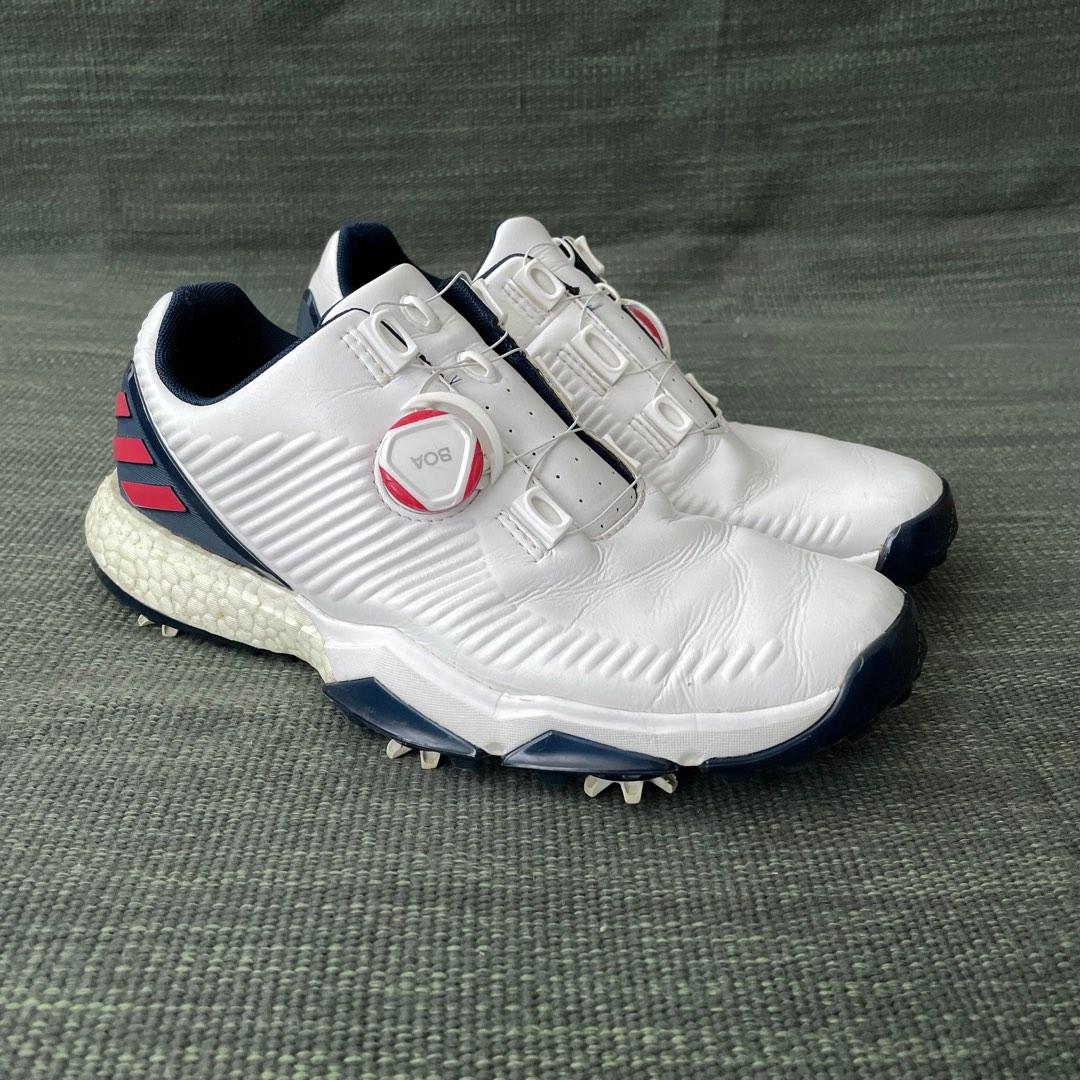 Adidas Boost AdiPower 4orged BOA Golf Shoes Size US8.5, Sports Equipment, Sports & Golf on Carousell