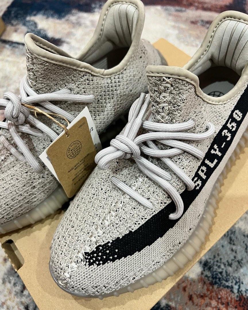 Adidas Yeezy 350 V2 Black Slate Luxury Sneakers Footwear on
