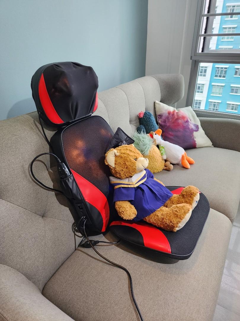 Adjustable Full Back and Neck Massager with Heat and vibrating chair