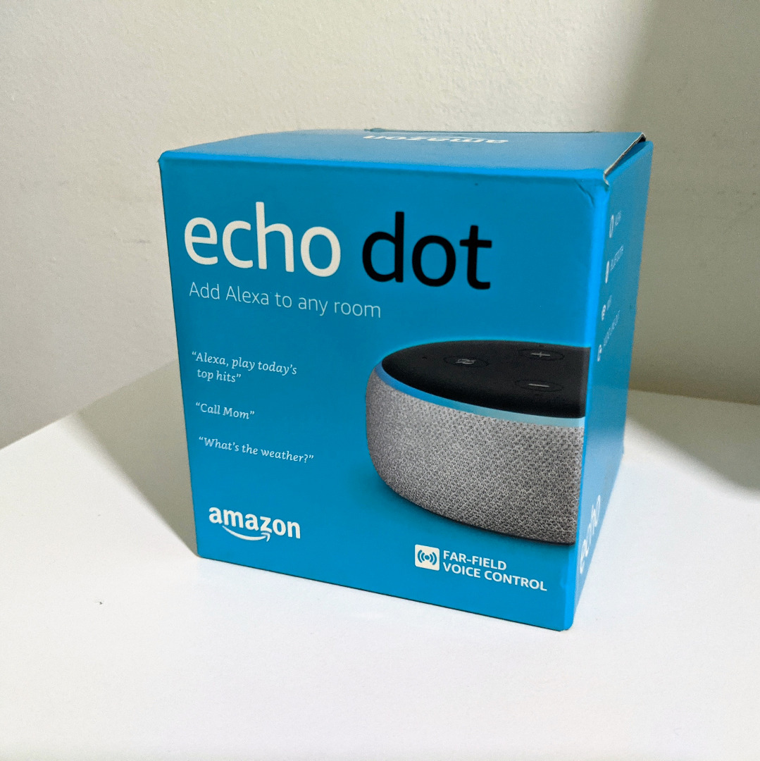 Amazon Echo Dot (3rd Generation) — Black, TV & Home Appliances, TV & Entertainment