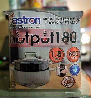 AStron electric cooker w/ steamer hotpot 180