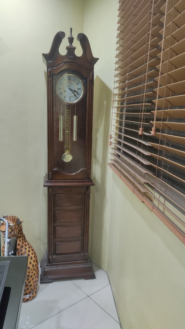 Authentic Briton Grandfather's Clock, Furniture & Home Living, Home