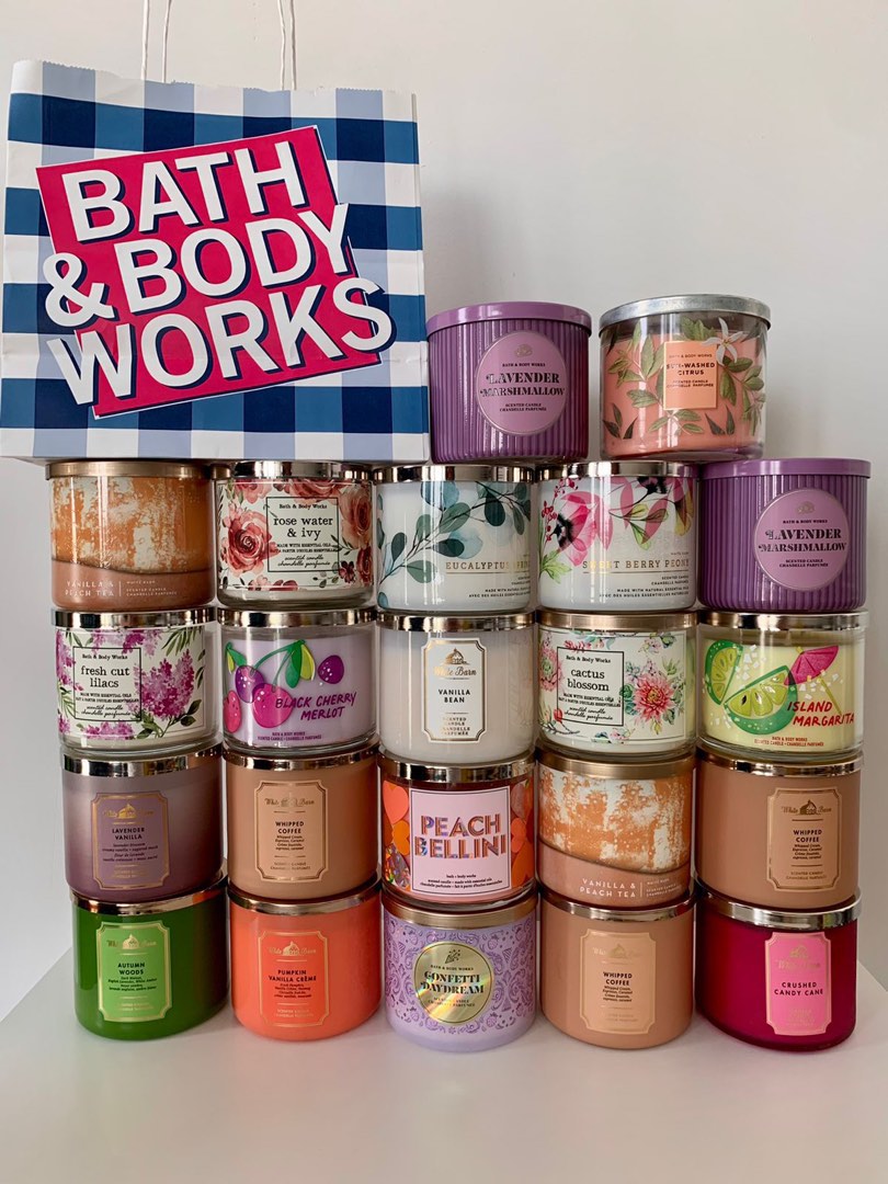 Bath & Body Works Scented Candle, Furniture & Home Living, Home ...