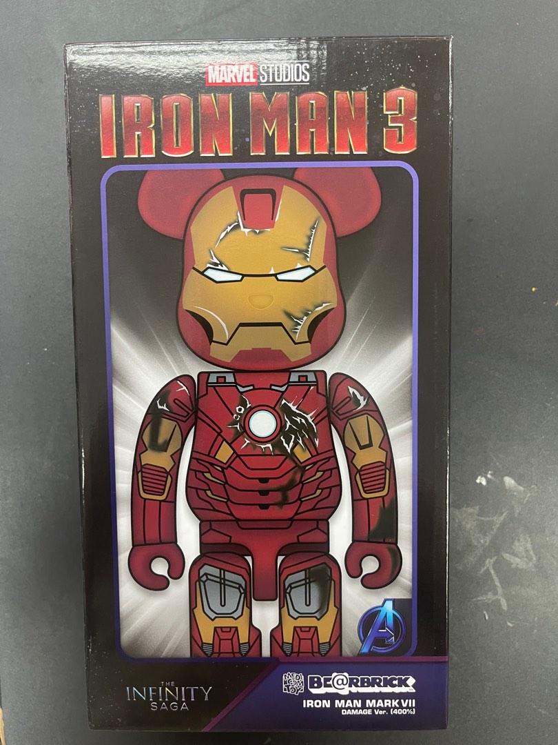 BE@RBRICK IRONMAN DAMAGE Ver. 1000&400 - フィギュア