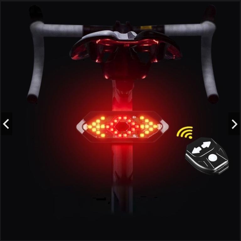 Bicycle Directional Signal Lights (Left & Right) Rechargeable USB