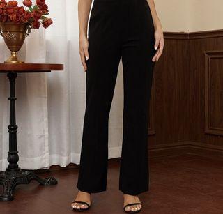 Black High-Waisted Trousers