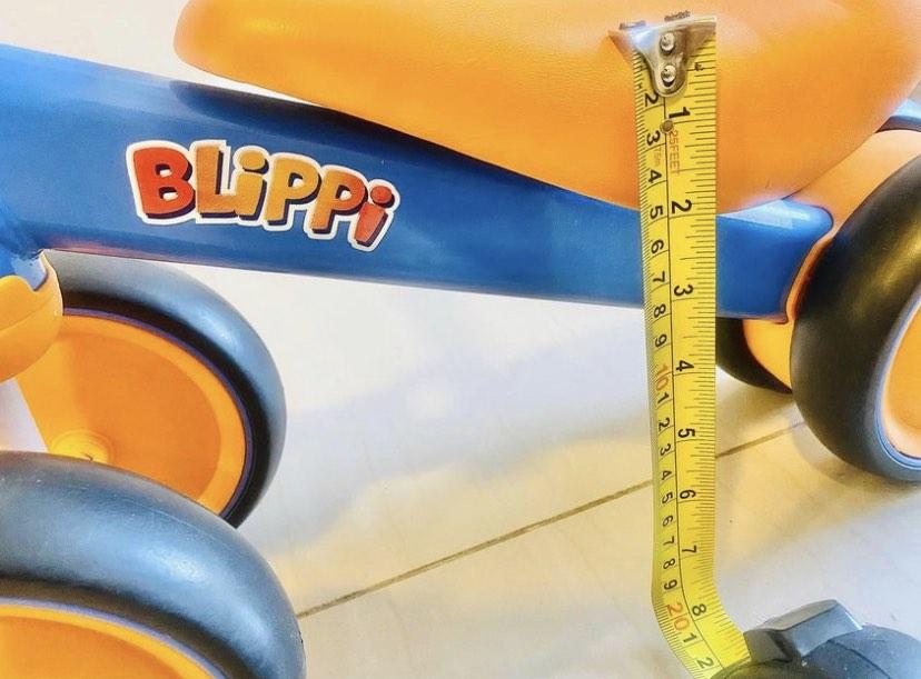 Blippi Cricket Baby Walker Balance bicycle bike with 4 Wheels for ages