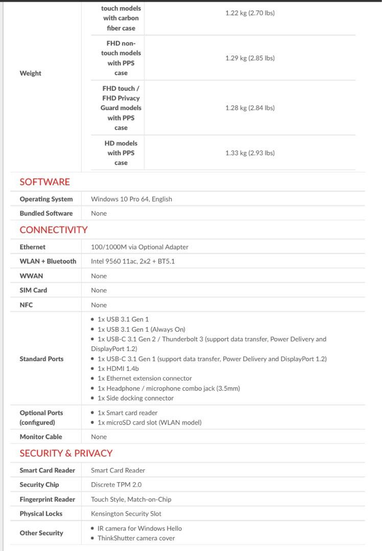 [BNIB] Brand New Lenovo Thinkpad X390 Lightweight Laptop with warranty