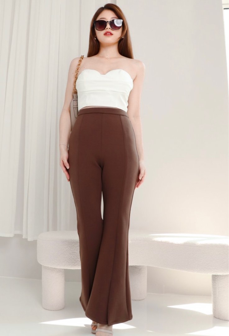 Faye tweed culotte pants