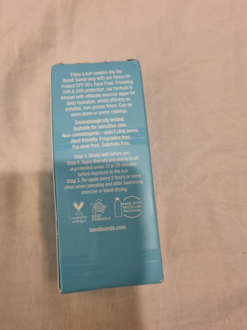 Bondi sands Hydra sunscreen SPF 50, Beauty & Personal Care, Face, Face
