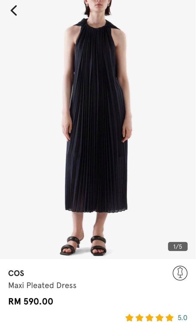 Cos pleated dress sales