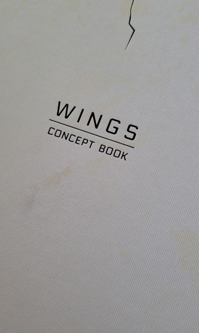 BTS WINGS concept book, Hobbies & Toys, Memorabilia & Collectibles, K