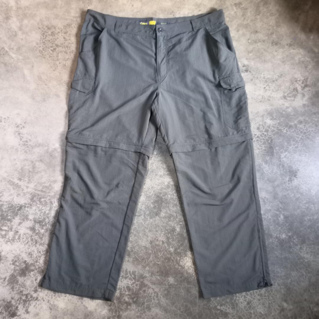Cabela s Classic Fit Convertible Pants Shorts Zipper Hiking Dark