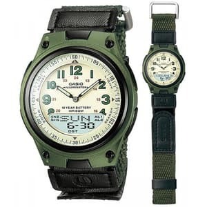 Casio canvas strap watch on sale