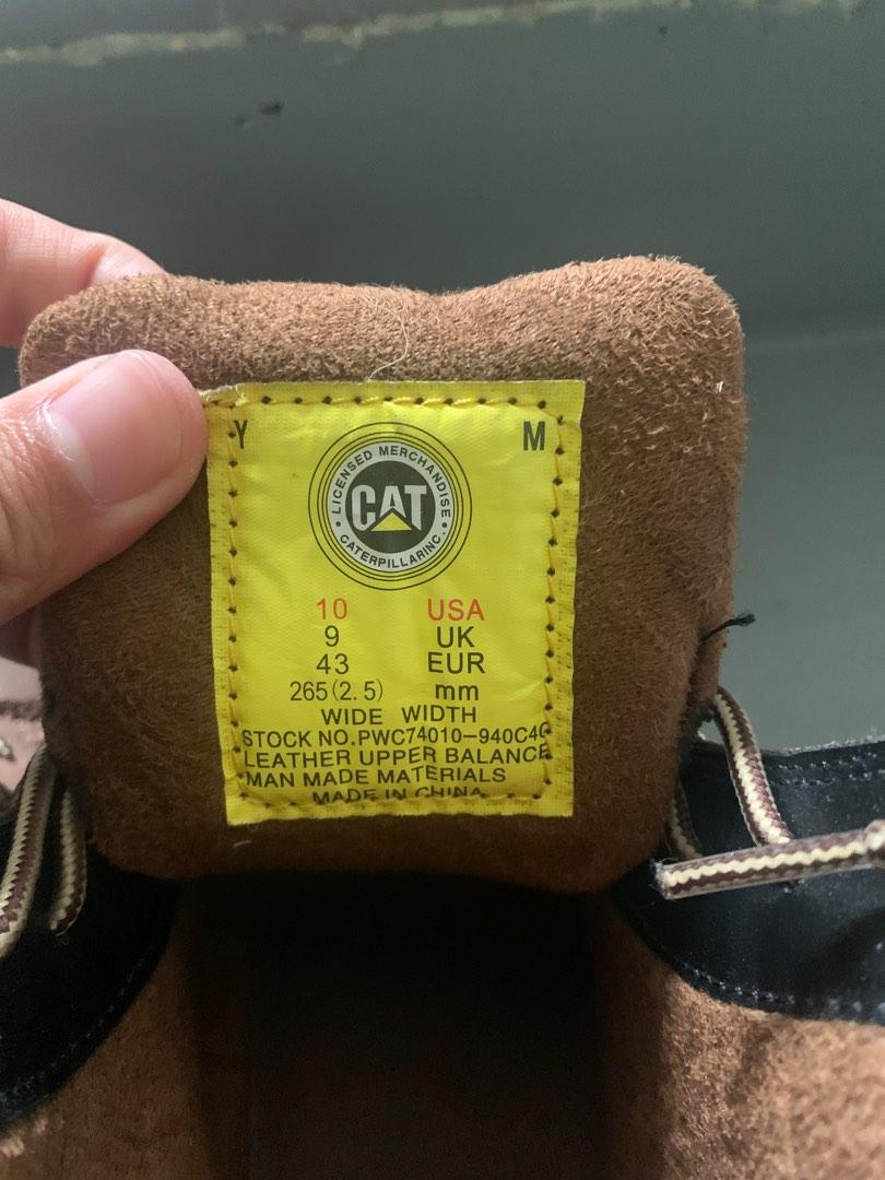 Caterpillar safety shoes with steel toe, Men's Fashion, Footwear, Boots