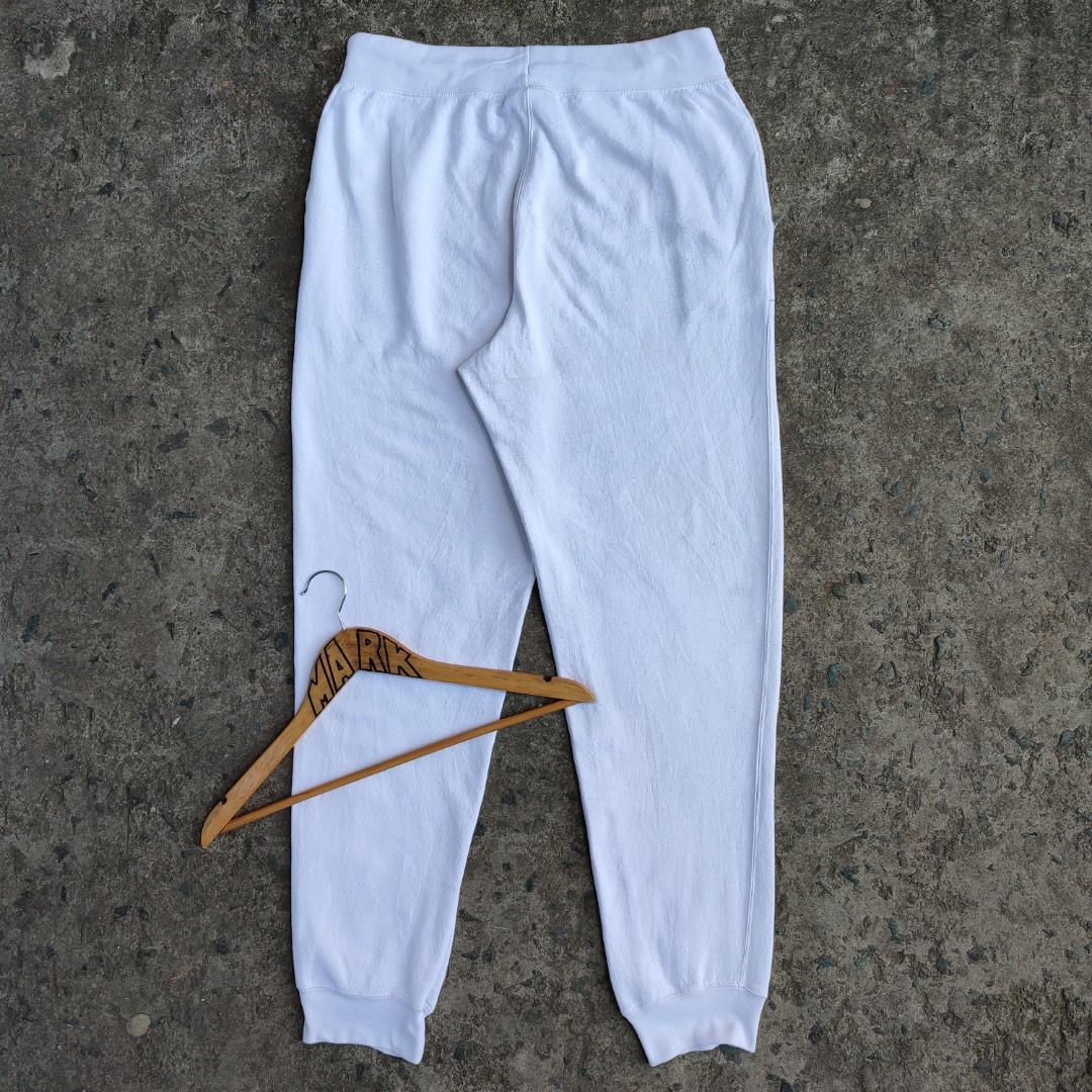 Champion white jogger pants best sale