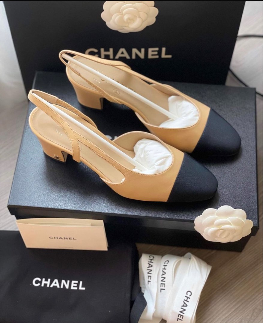 Channel Ballerina, Women's Fashion, Footwear, Heels on Carousell