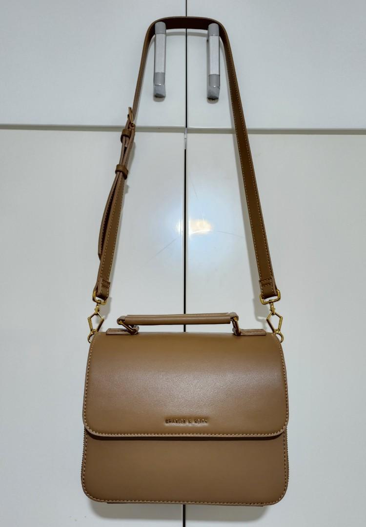 Charles and Keith Basic Front Flap Crossbody Bag, Women's Fashion, Bags & Wallets, Shoulder Bags