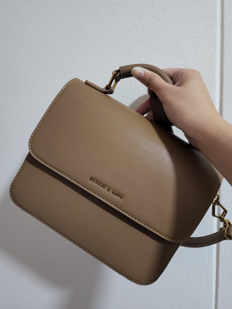 Charles and Keith Basic Front Flap Crossbody Bag, Women's Fashion, Bags & Wallets, Shoulder Bags