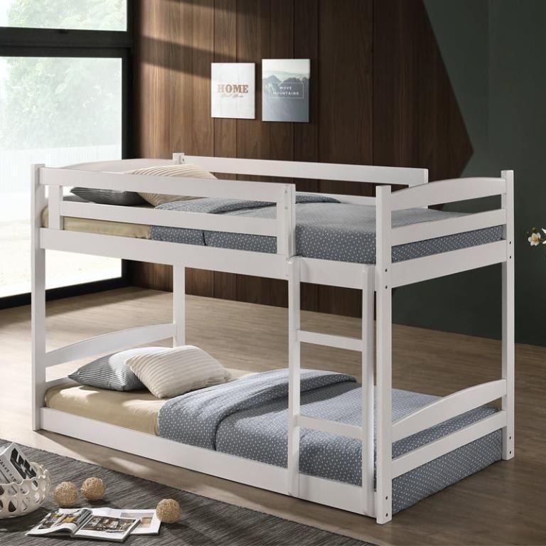 Children | Kids Double Decker Bunk Bed Frame, Furniture & Home Living ...