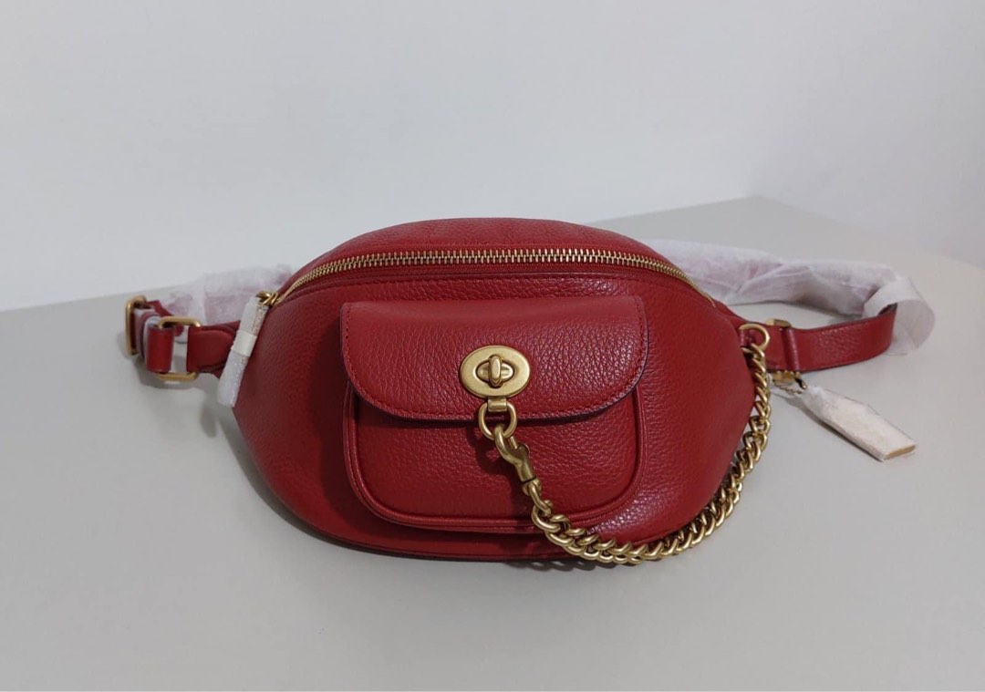 Coach leather jlo belt bag Original, Women's Fashion, Bags & Wallets