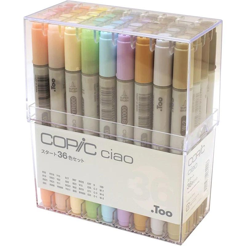Copic Ciao Marker Set 36 Colors 36 色, 興趣及遊戲, 手作＆自家設計
