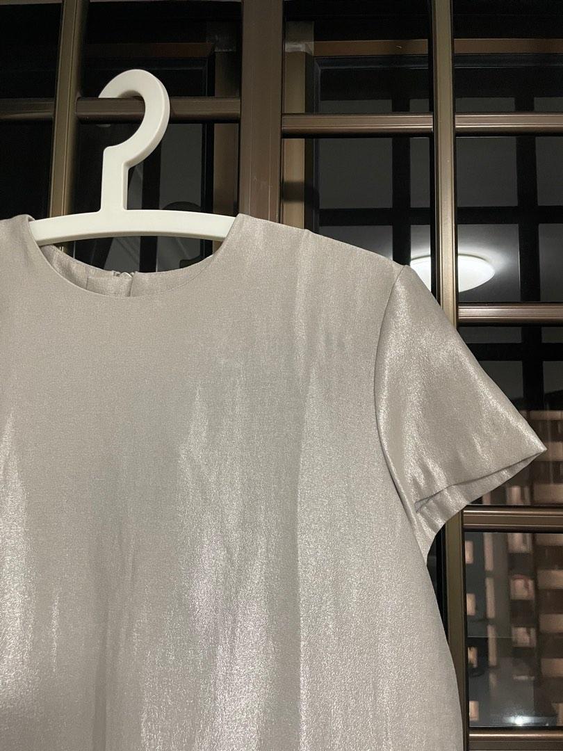 Cos top silver dress