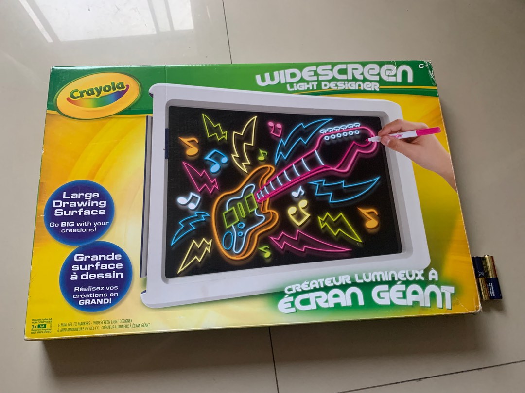 Crayola widescreen light up board store