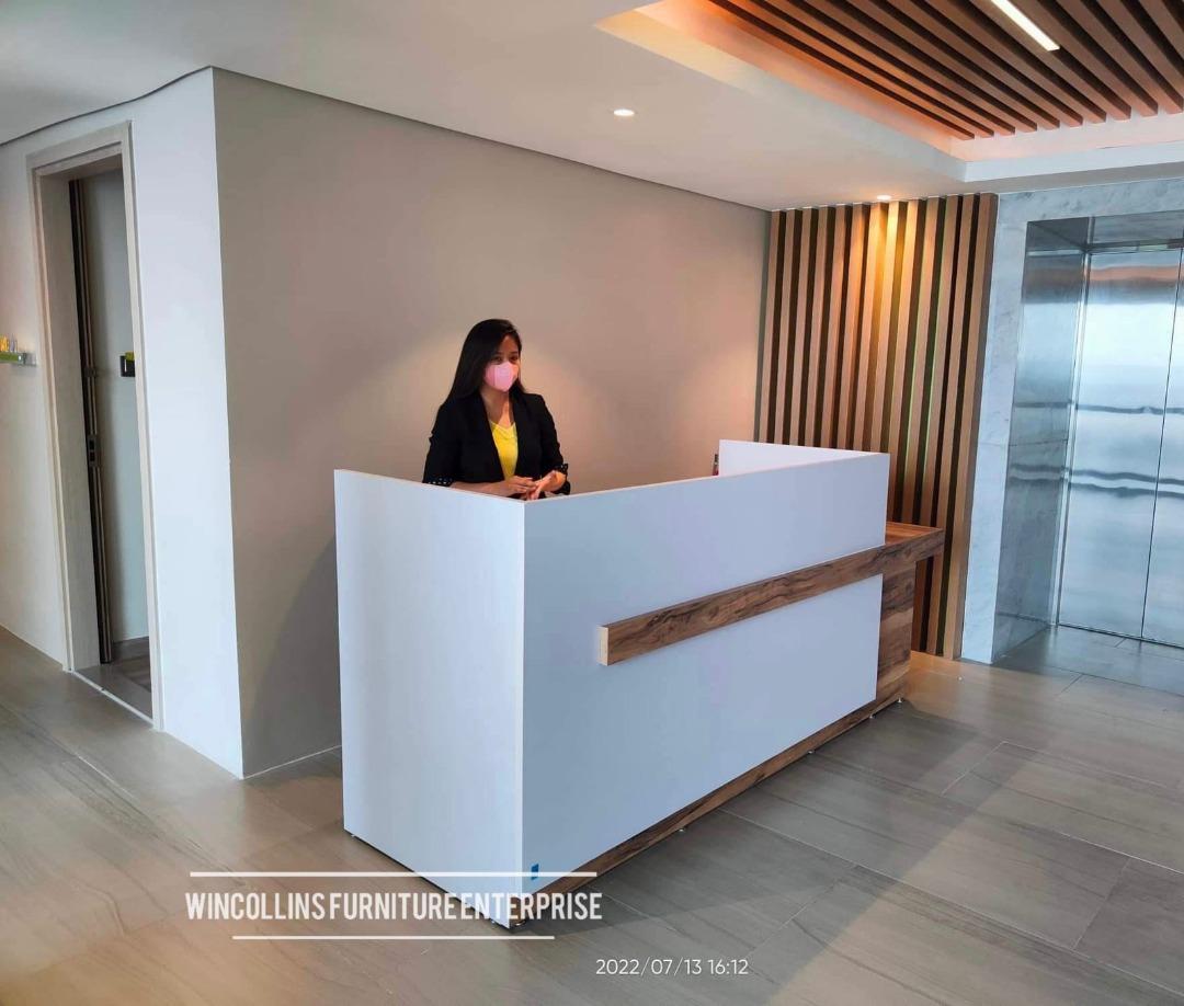 Customized Reception desk table Furniture, Furniture & Home Living ...