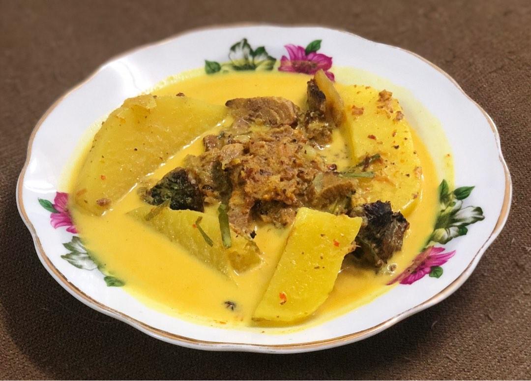 resepi daging salai masak lemak cili api