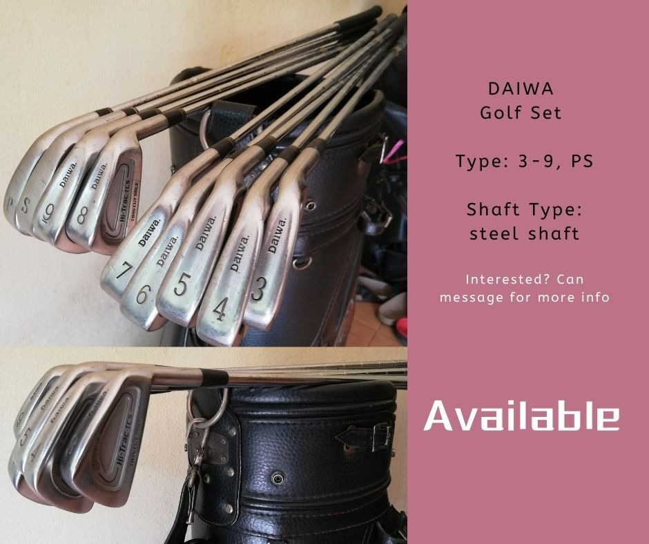 DAIWA HiTracTCS Golf Clubs (39 Irons) Steel Shaft suitable for men