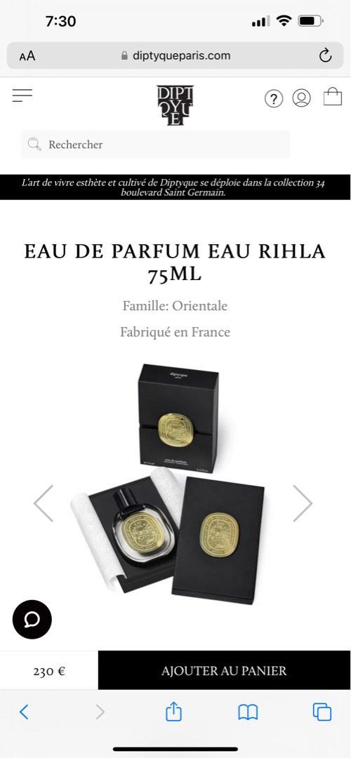 Diptyque Eau Rihla EDP ML Limited Edition, Beaut ...