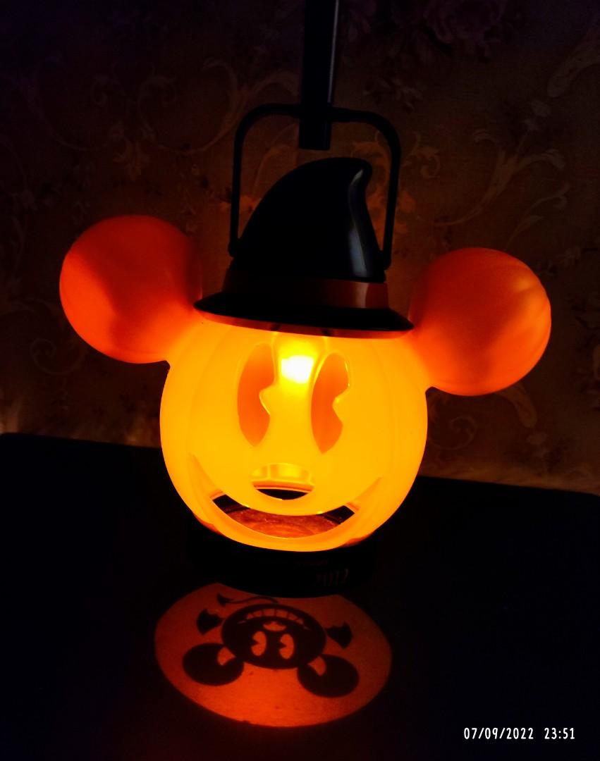 Disney Halloween Mickey Mouse Glowing Light Lantern, Hobbies & Toys ...