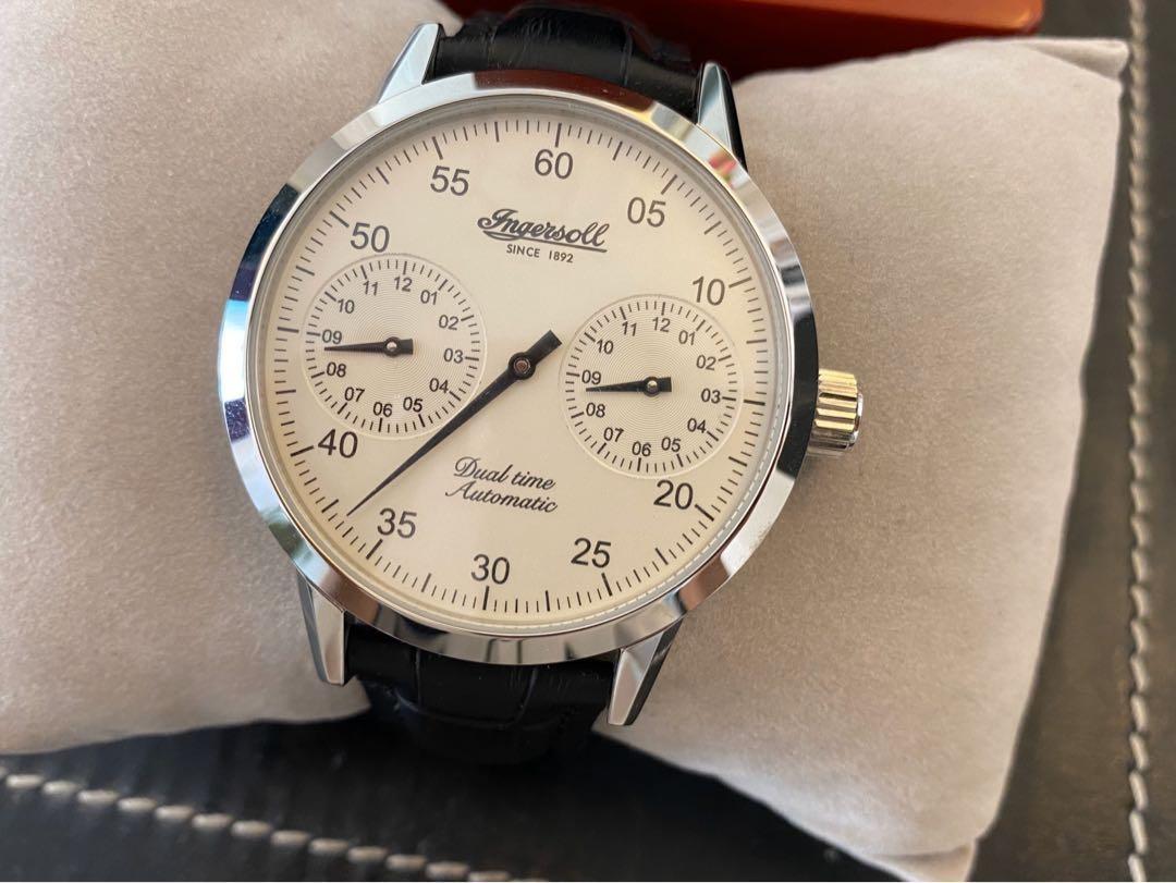 Dual Time Automatic Watch, 名牌, 手錶 Carousell